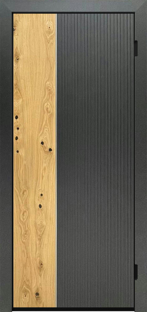 Эмаль с фрезеровкой с молдингом 17.02М Ral 9005