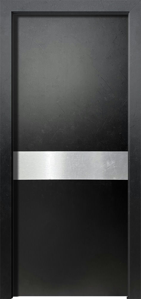 Экошпон с молдингом 11.20 лофт черный LS 00 929-2